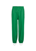 Spodnie przeciwdeszczowe softshell zielone na gumce rozm. 128