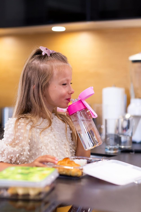 Bidon tritanowy Jarlson EMI różowy butelka tritan 500ml