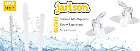 Ustnik JARLSON słomka 2szt CHARLI 350ml szczoteczka wymienny zestaw bidon Ustnik JARLSON słomka 2szt CHARLI 350ml szczoteczka wymienny zestaw bidon