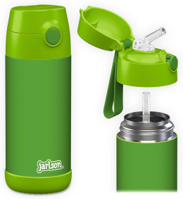 Bidon zielony Green JARLSON butelka CHARLI 350ml stal nierdzewna