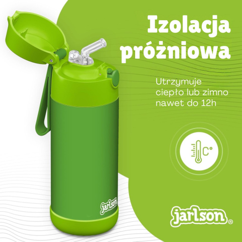 Bidon zielony Green JARLSON butelka CHARLI 350ml stal nierdzewna