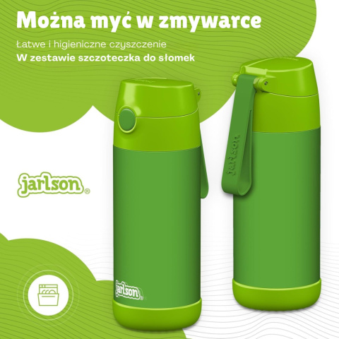 Bidon zielony Green JARLSON butelka CHARLI 350ml stal nierdzewna