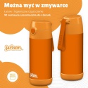 Bidon pomarańczony orange JARLSON butelka CHARLI 350ml stal nierdzewna