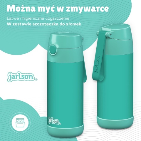 Bidon turkusowy JARLSON butelka CHARLI 350ml stal nierdzewna