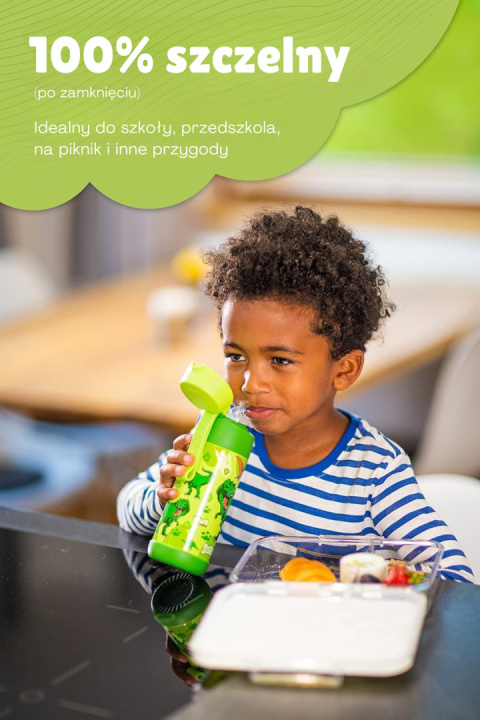 Bidon niebieski MALI Jarlson butelka termiczna 500ml ze stali nierdzewnej