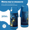 Bidon niebieski Robot JARLSON butelka CHARLI 350ml stal nierdzewna