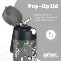 Bidon czarny Kosmos JARLSON butelka CHARLI 350ml stal nierdzewna
