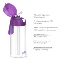 Bidon tritanowy Jarlson EMI fioletowy butelka tritan 500ml
