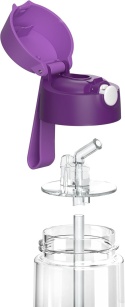 Bidon tritanowy Jarlson EMI fioletowy butelka tritan 500ml