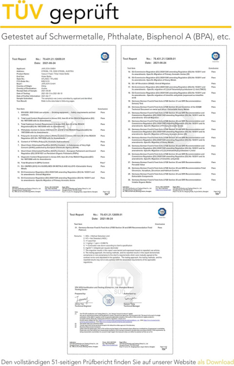 Bidon tritanowy Jarlson EMI niebieski butelka tritan 500ml