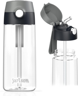 Bidon tritanowy Jarlson EMI czarny butelka tritan 500ml