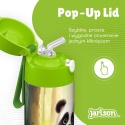 Bidon zielony Panda JARLSON butelka CHARLI 350ml stal nierdzewna ustnik