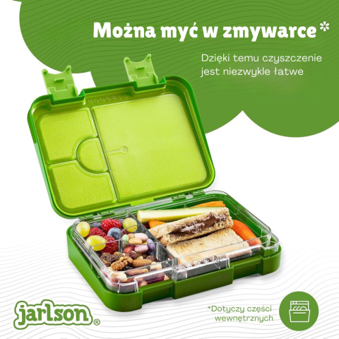 Lunchbox Dinozaur Green Toni Jarlson śniadaniówka pudełko na drugie śniadanie