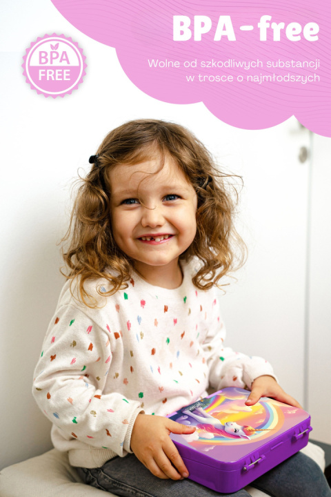 Lunchbox Jednorożec 2.0 Toni Jarlson śniadaniówka pudełko na drugie śniadanie