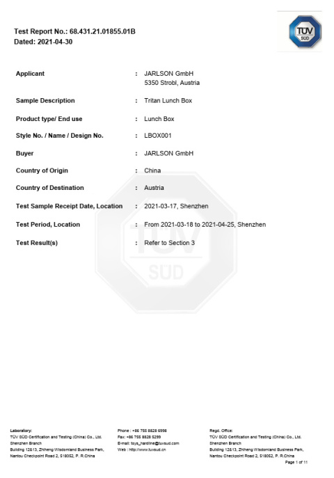 Lunchbox Kot Toni Jarlson śniadaniówka pudełko na drugie śniadanie