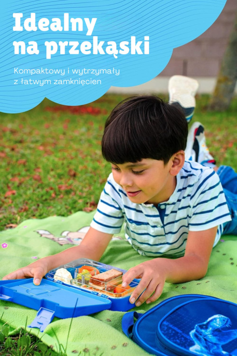 Lunchbox Robot Toni Jarlson śniadaniówka pudełko na drugie śniadanie