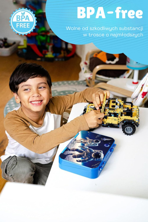 Lunchbox Robot Toni Jarlson śniadaniówka pudełko na drugie śniadanie